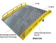 72 Zoll breite Aluminiumdock-Extraplatte mit Orange in voller Länge malte Stahlbeschränkungen fournisseur