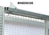 Hochleistungsstahlpalettenregal-Sicherheits-Käfig-Systeme 10' hohe Schiebetür-Art *4 ' *8 ' fournisseur