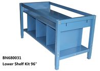 Senken Sie Regal-Ausrüstung für Teiler der Raum unter die industrielle 96 Zoll breite Arbeits-Tabelle fournisseur