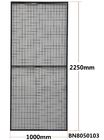 ANSI-gestaltete Standardpalettenregal-Rückseiten-Schutz mit Vierkantrohr 2250mm*1000mm fournisseur