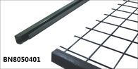 Pulver beschichteter Palettenregal-Rückseiten-Schutz mit Bau des u-Form-Profil-langlebigen Gutes fournisseur