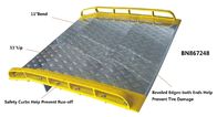 Ganze Stahldock-Brett-und Stahl-Beschränkungen 6 Fuß lange 4 Fuß-breite 10000 lbs Kapazitäts- fournisseur
