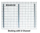 Hoher sichtbarer Träne-Palettenregal-Draht Decking 3 Kanal-Paletten-Racking-Zusätze fournisseur