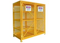 Gelüftete Gasflasche-Speicher-Kabinette 8 horizontale 9 Regale der Vertikalen-5 färben Farbe gelb fournisseur