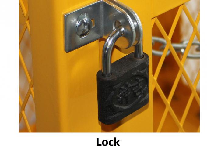 Propan-Zylinder-Speicher-Kabinette der Vertikalen-4 mit Sicherheits-Kette/sondern magnetische Tür aus
