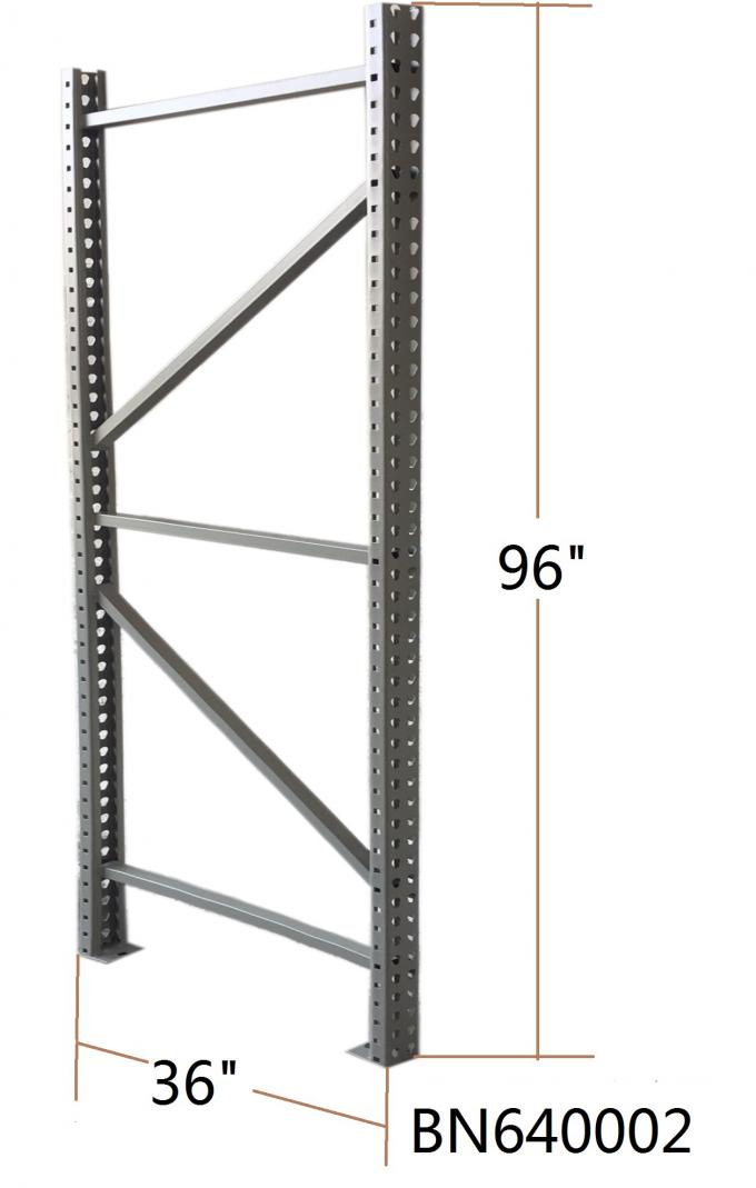 96 x 36 Zoll-Lager-Paletten-Fach, 14 Messgerät-industrielle Stahlspeicher-Gestelle