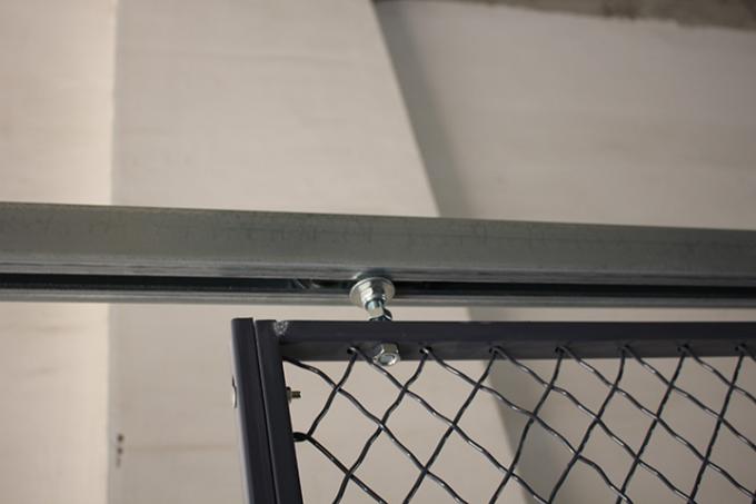 Verschließbarer 4 Seiten-Ausrüstungs-Speicher-Käfig, geschweißtes Metalldraht-Speicher-Käfige